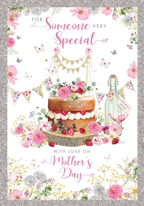 Mothers Day Card: Victoria Sponge Cake