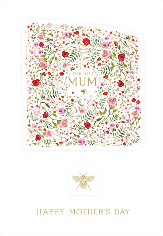 Mothers Day Card: Ring Of Roses