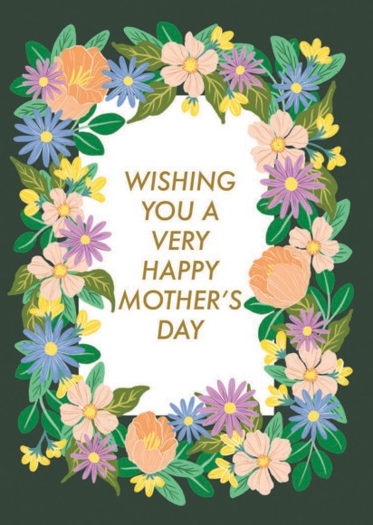 Mothers Day Card: Apurva Border