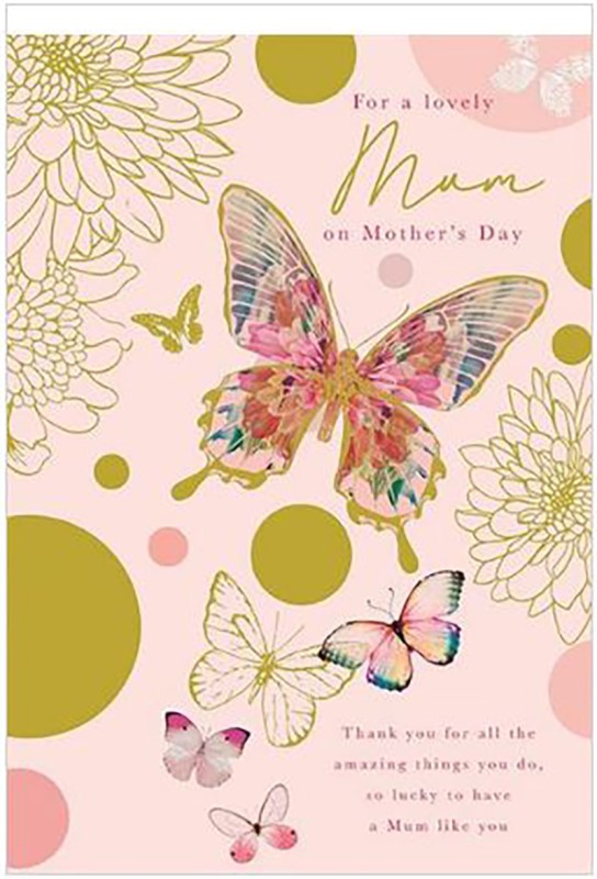 Mothers Day Card: Amazing Things Butterflies