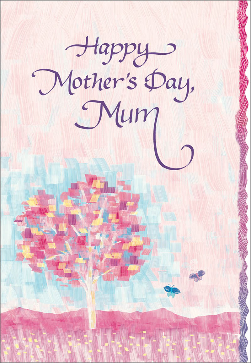 Mothers Day Card: Bma Classic Paper Tree