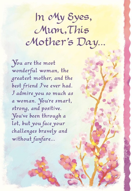 Mothers Day Card: Bma Mum Wonderful Woman