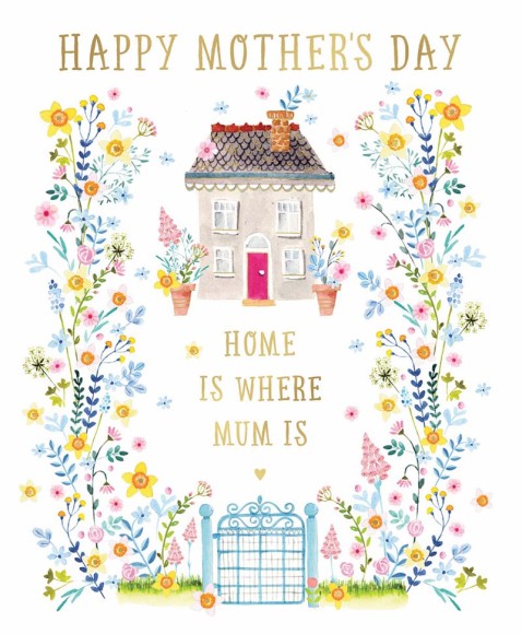 Mothers Day Card: Sim Home Is Mum