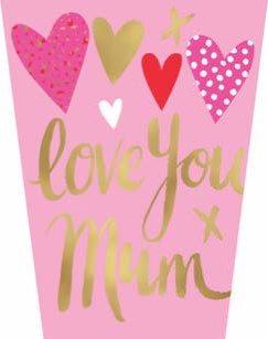 Mothers Day Card: Oh So Bold Hearts