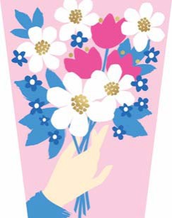 Mothers Day Card: Oh So Bold Flowers