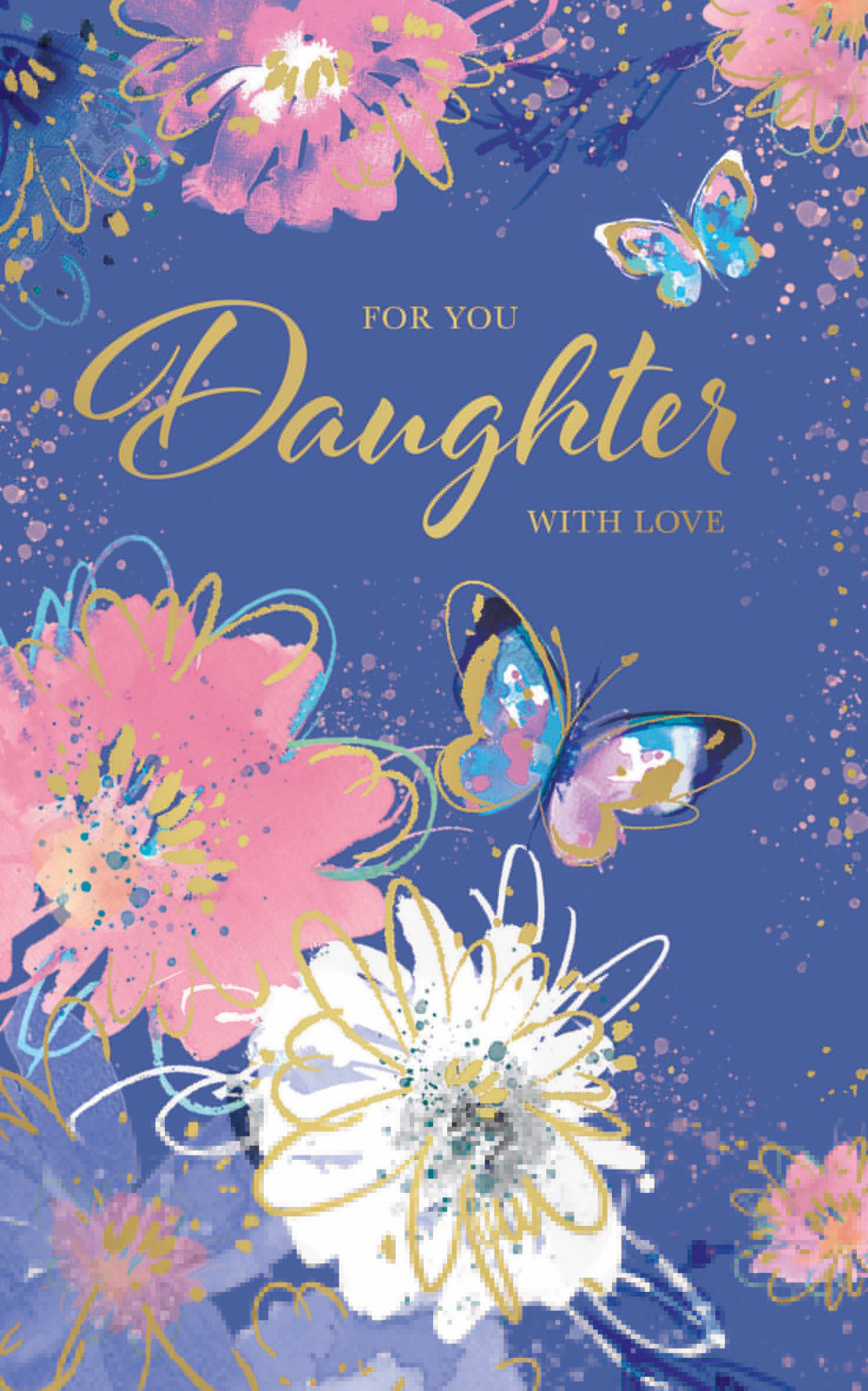 Mothers Day Card: Butterflies Daughter