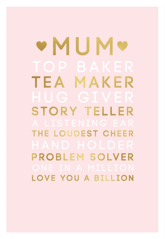 Mothers Day Card: Mum Of All Jobs