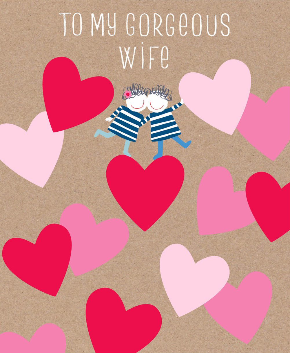 Mothers Day Card: Pip Gorgeous Wife