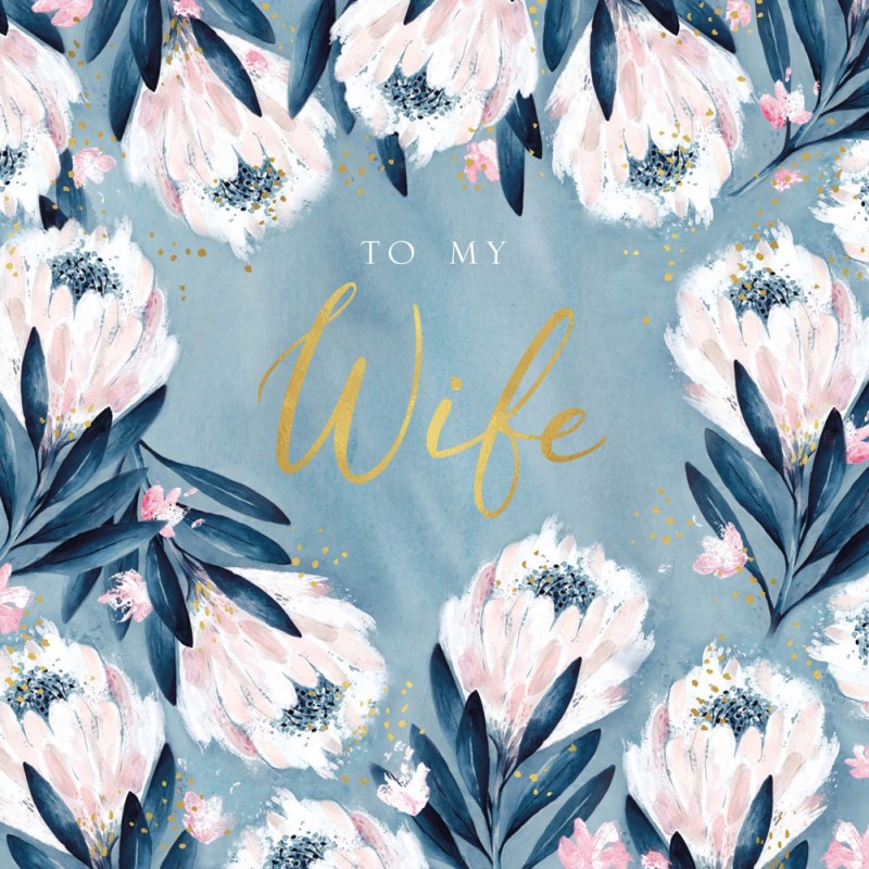 Mothers Day Card: Tulip Wife