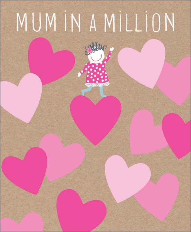 Mothers Day Card: Pip&Me Mum In A Million