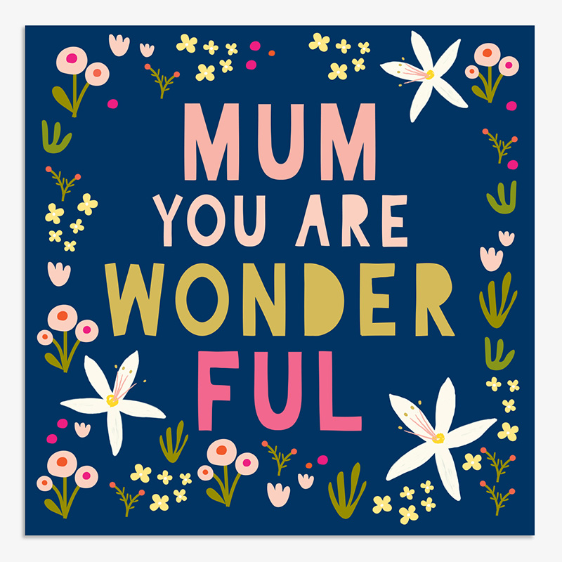 Mothers Day Card: Zest Wonder Ful Mum