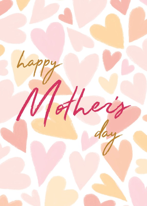 Mothers Day Card: Multi Heart