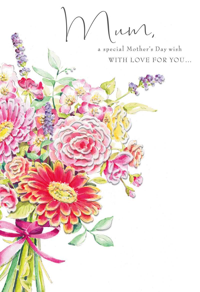 Mothers Day Card: Floral Bouquet