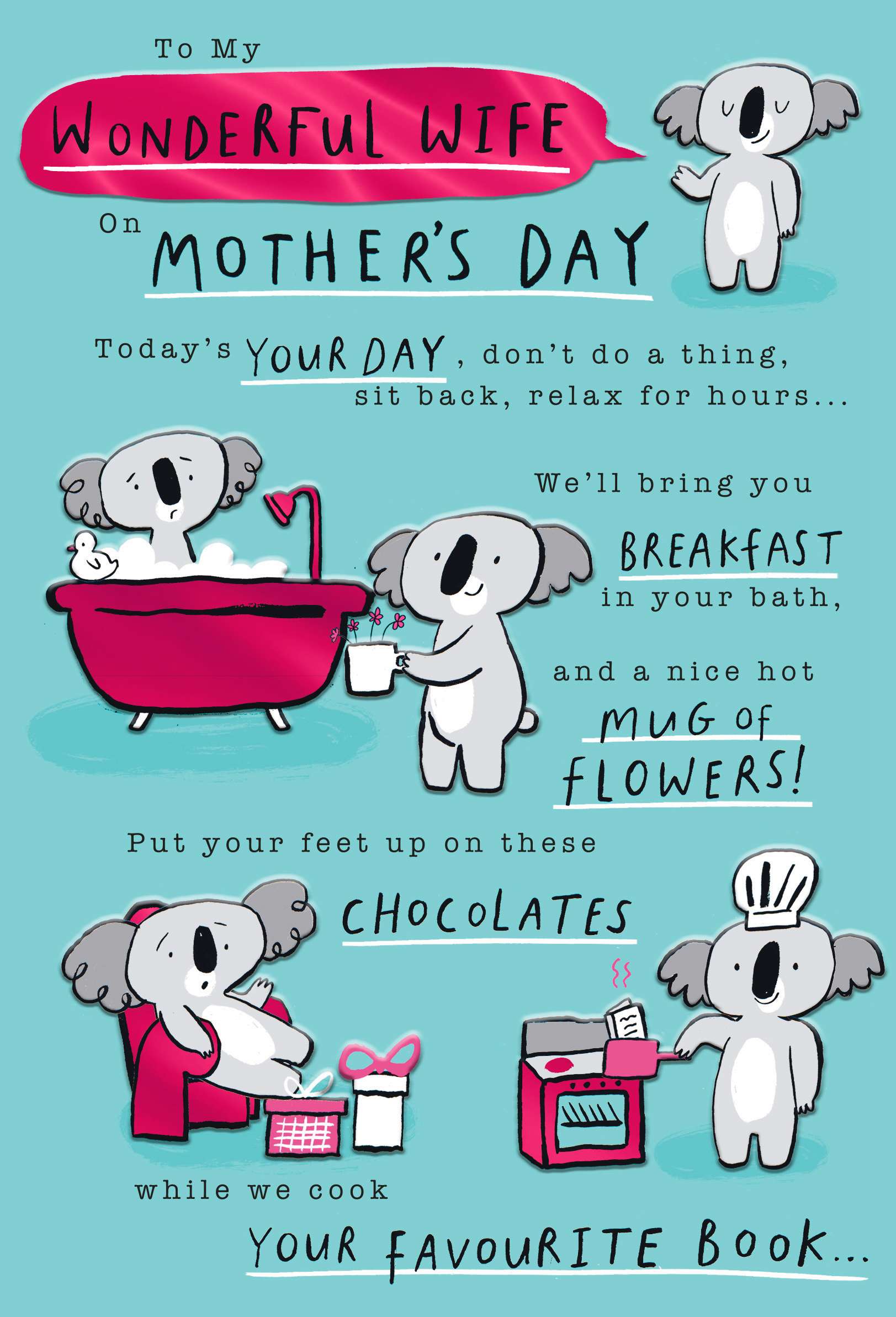 Mothers Day Card: Wife