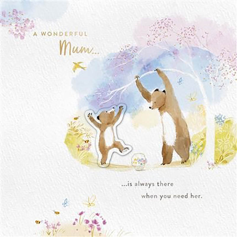 Mothers Day Card: Bears Tree