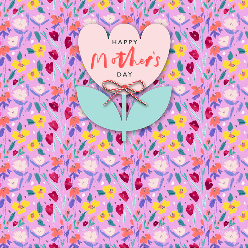 Mothers Day Card: Multifloral