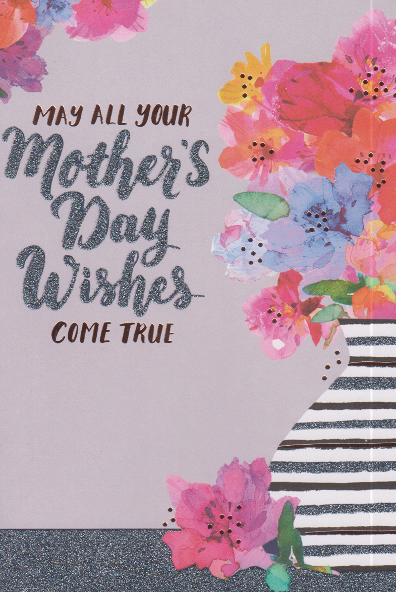 Mothers Day Card: Lge Mum Wishes Come True