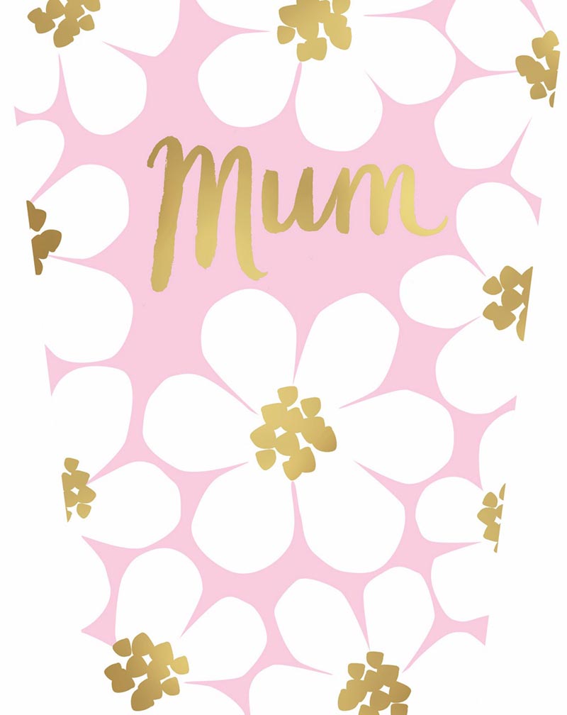 Mothers Day Card: Oh So Bold Mum Daisies
