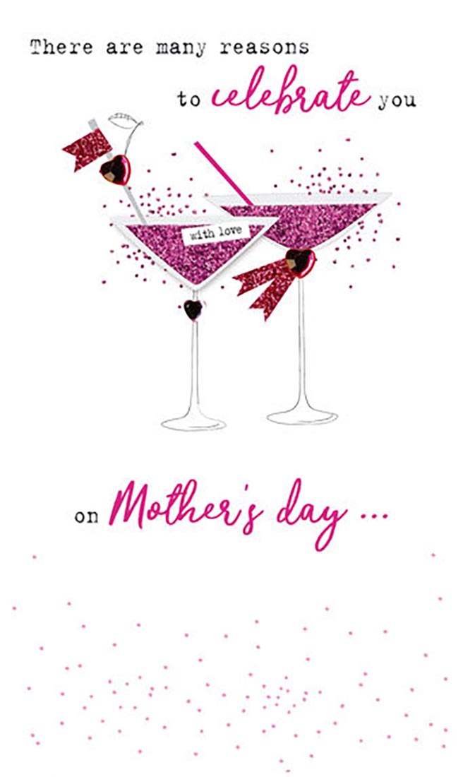 Mothers Day Card: Irresistible Martini