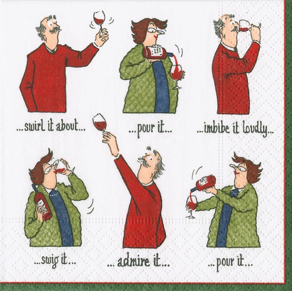 Napkin (Cocktail): Wine Tasting