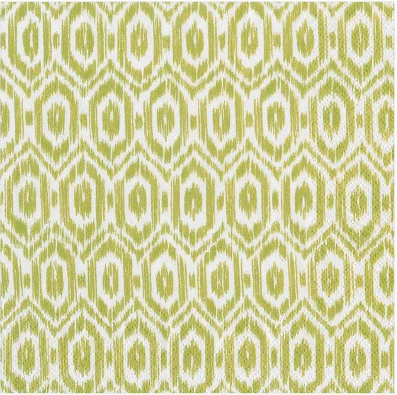Napkin (Lunch): Amala Ikat Green