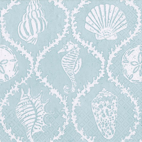 Napkin (Cocktail): Seychelles Aqua