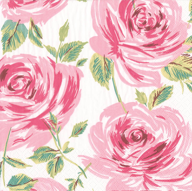Napkin (Lunch): Bella Rosa Pink