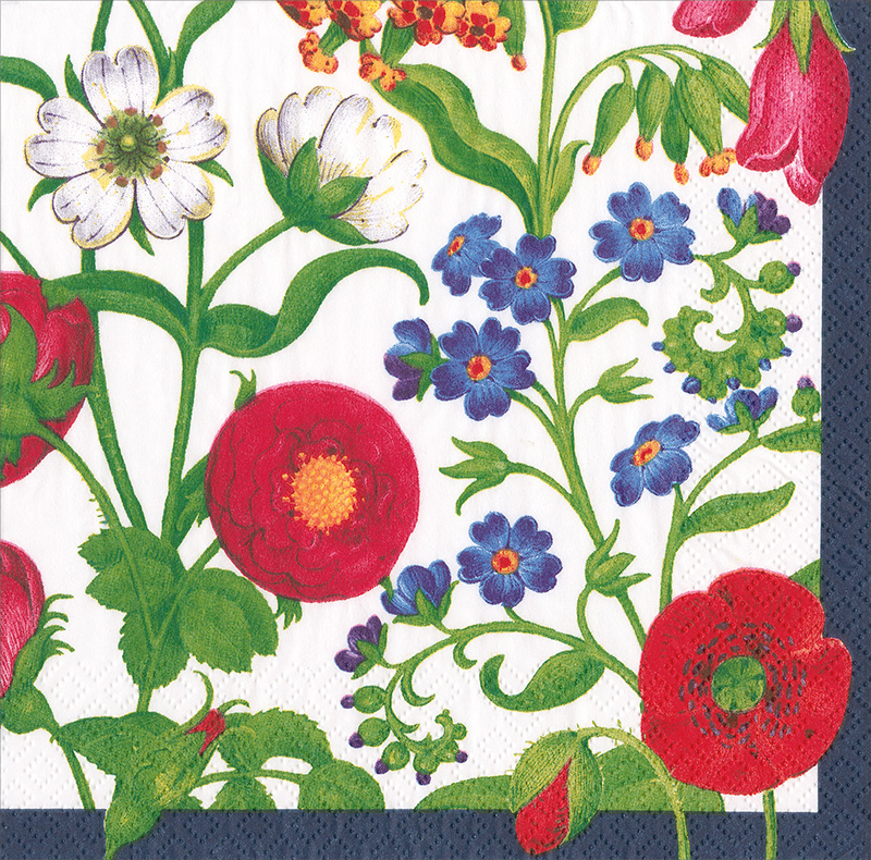 Napkin (Lunch): Cloister Garden White