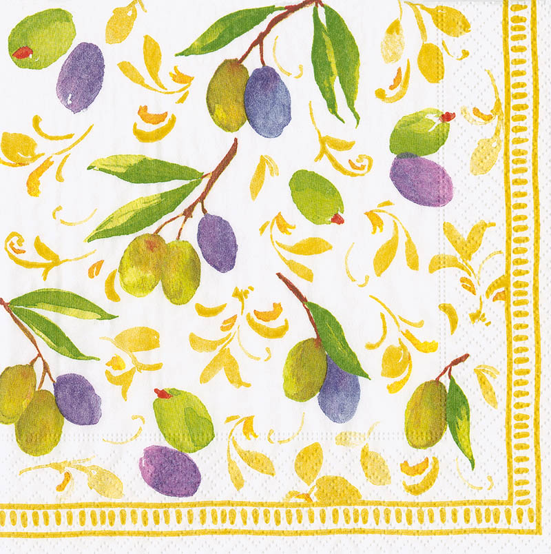 Napkin (Cocktail): Mediterranean Dijon