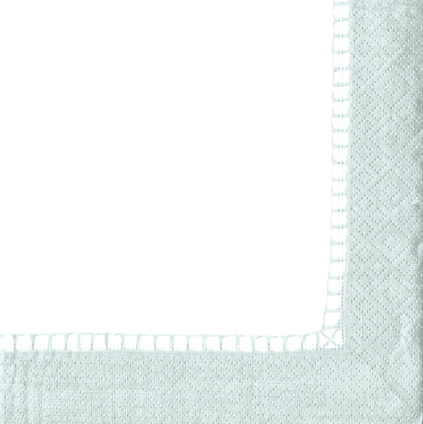 Napkin (Lunch): Linen Silver Border