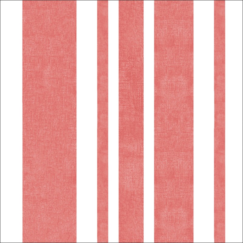 Napkin (Cocktail): Stripes Red