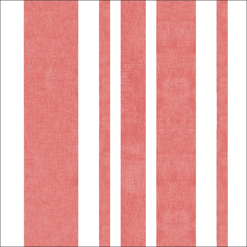 Napkin (Lunch): Stripes Red