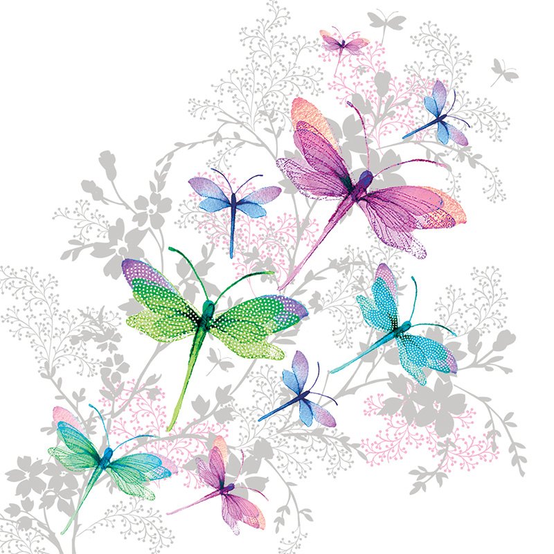 Napkin (Lunch): Dragonfly