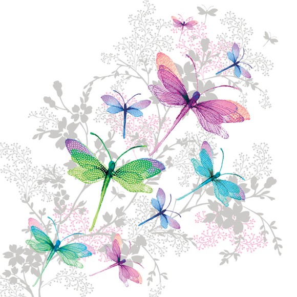 Napkin (Lunch): Dragonfly