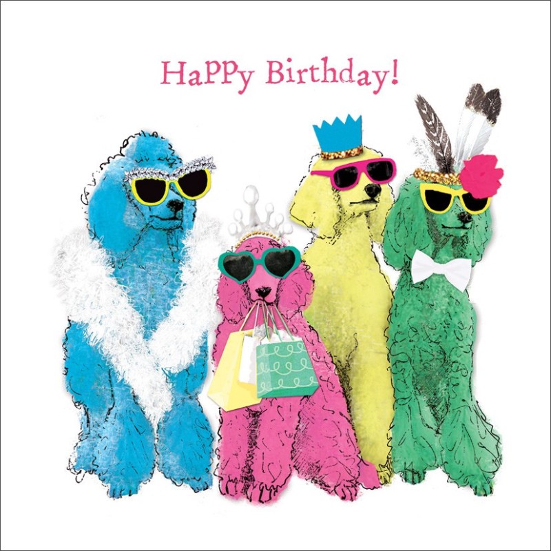 Cocktail Napkin Pack - Poodlemania