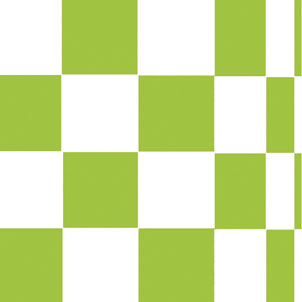 Lunch Napkin Pack - Pop Squares Hot Lime