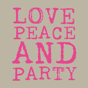 Lunch Napkin Pack - Love Party Pink