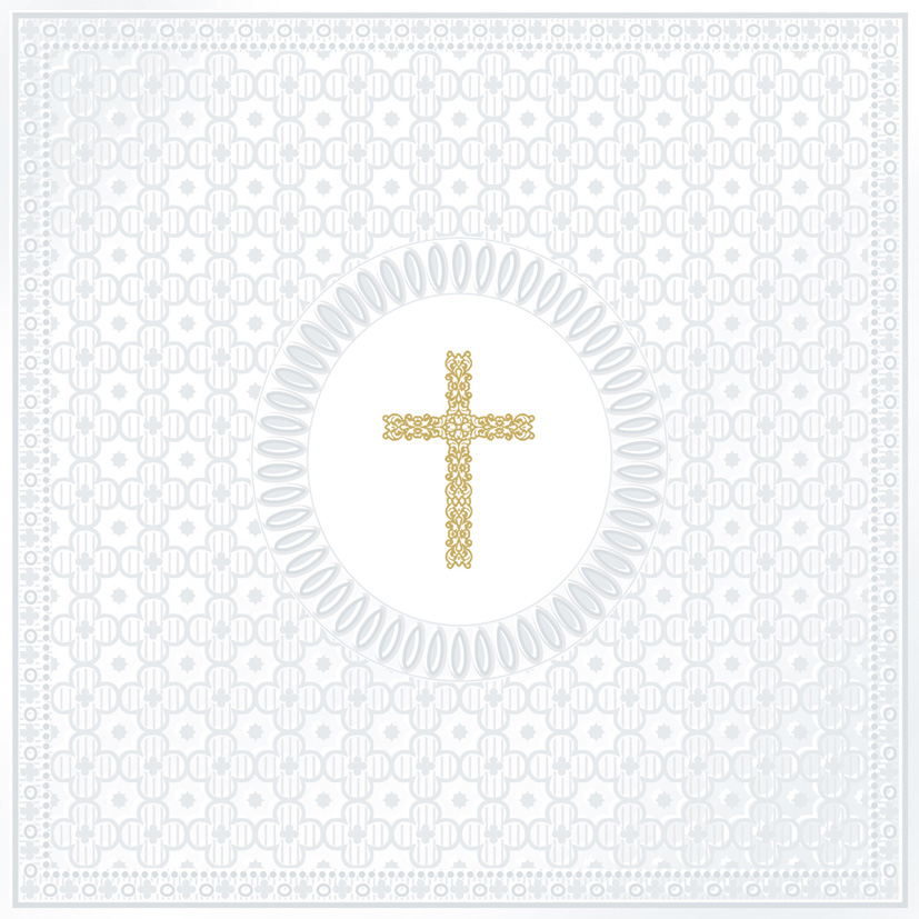 Lunch Napkin Pack - Medaillon Crucifix