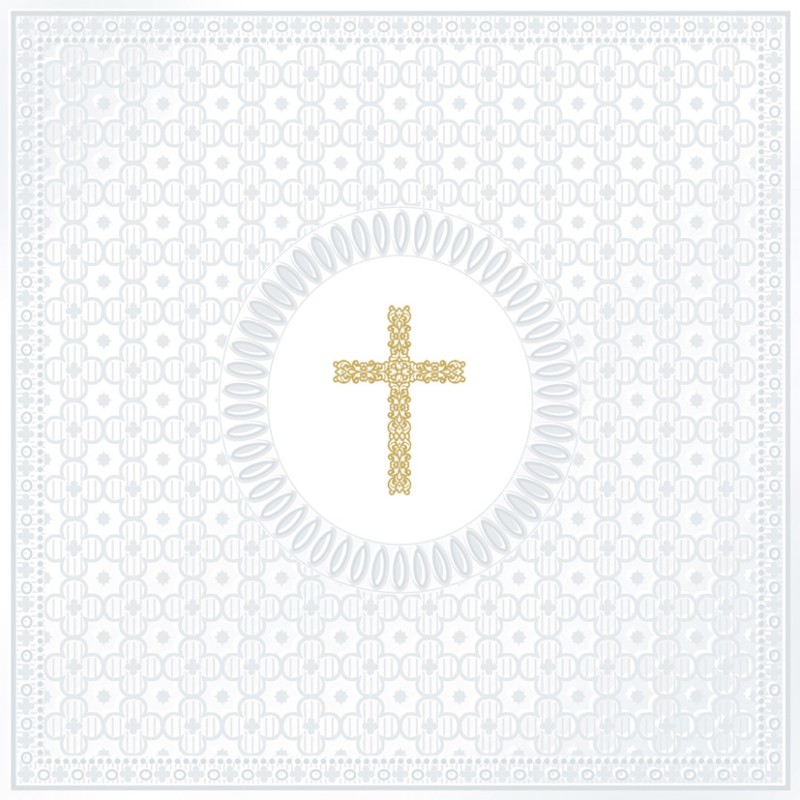 Lunch Napkin Pack - Medaillon Crucifix