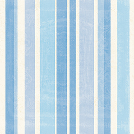 Lunch Napkin Pack - Linen Stripe Aqua