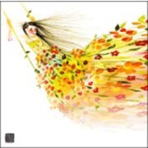 Cocktail Napkin Pack - Girl On Swing