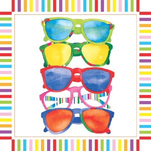 Cocktail Napkin Pack - Shades