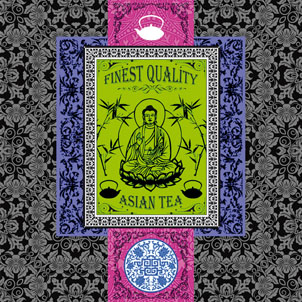 Lunch Napkin Pack - Asia Pop Black