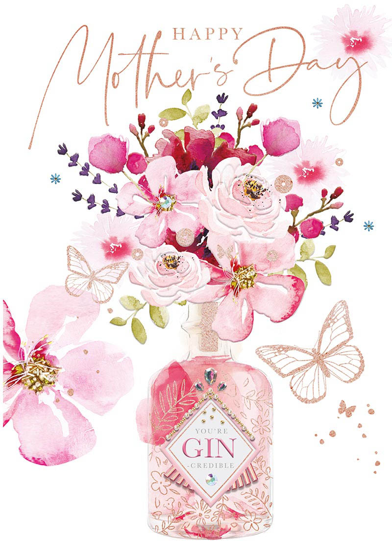 Mothers Day Card: Azalea Youre Gin-Credible