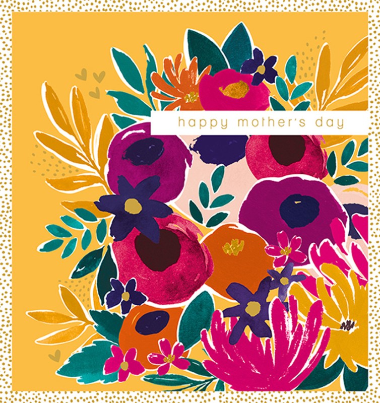 Mothers Day Card: Mimosa Happy Mothers Day