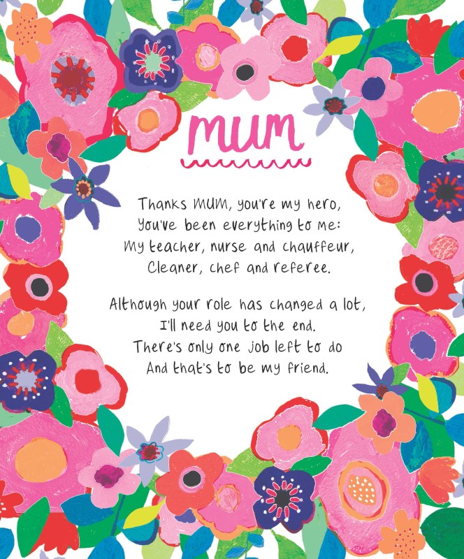 Mothers Day Card: Senti Hero