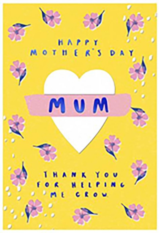 Mothers Day Card: Helping Me Grow