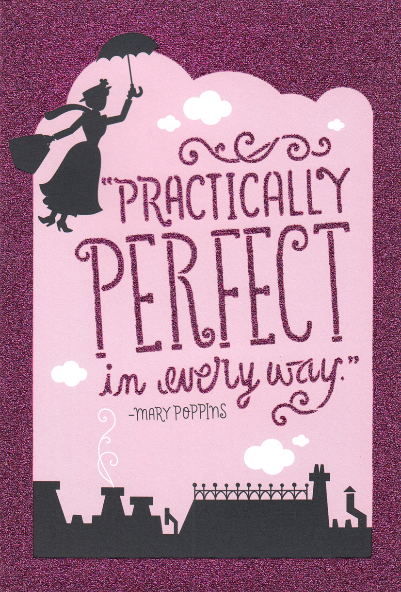 Mothers Day Card: Lg Mary Poppins Perfect