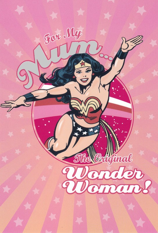 Mothers Day Card: Mum Wonderwoman
