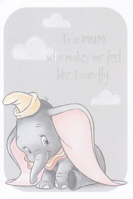 Mothers Day Card: Mum Dumbo